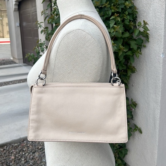 Rebecca Minkoff Cream Studded shoulder/ CB handbag - Picture 2 of 5